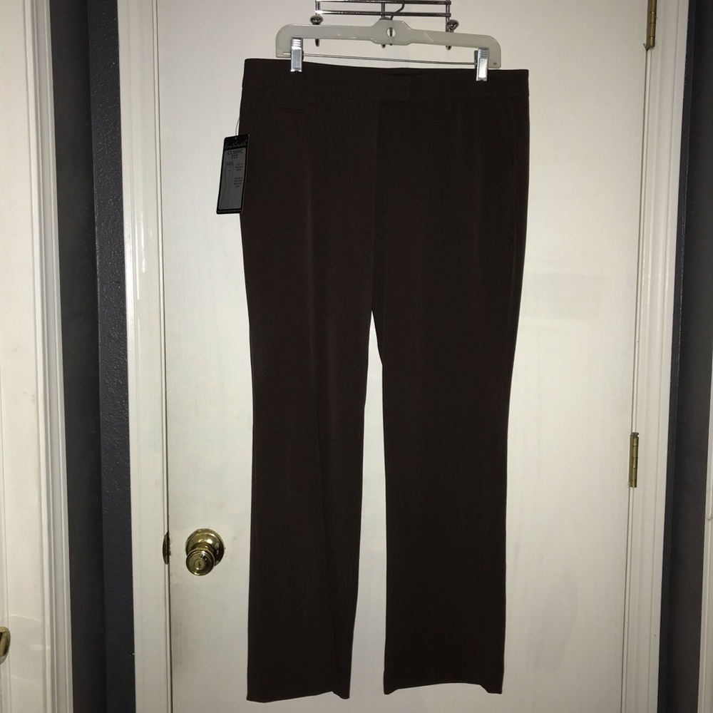 GV Brown Stretch Slacks